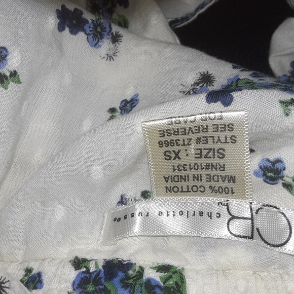 Charlotte Russe Size XS blouse tank top - Picture 3 of 4